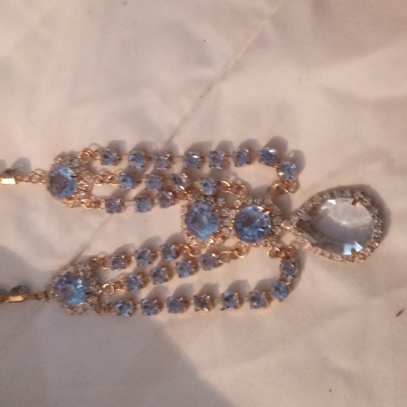 Crystal necklace 12 in - Picture 4 of 6